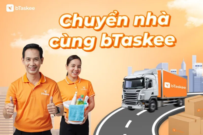 Gia chủ vào nhà mới.